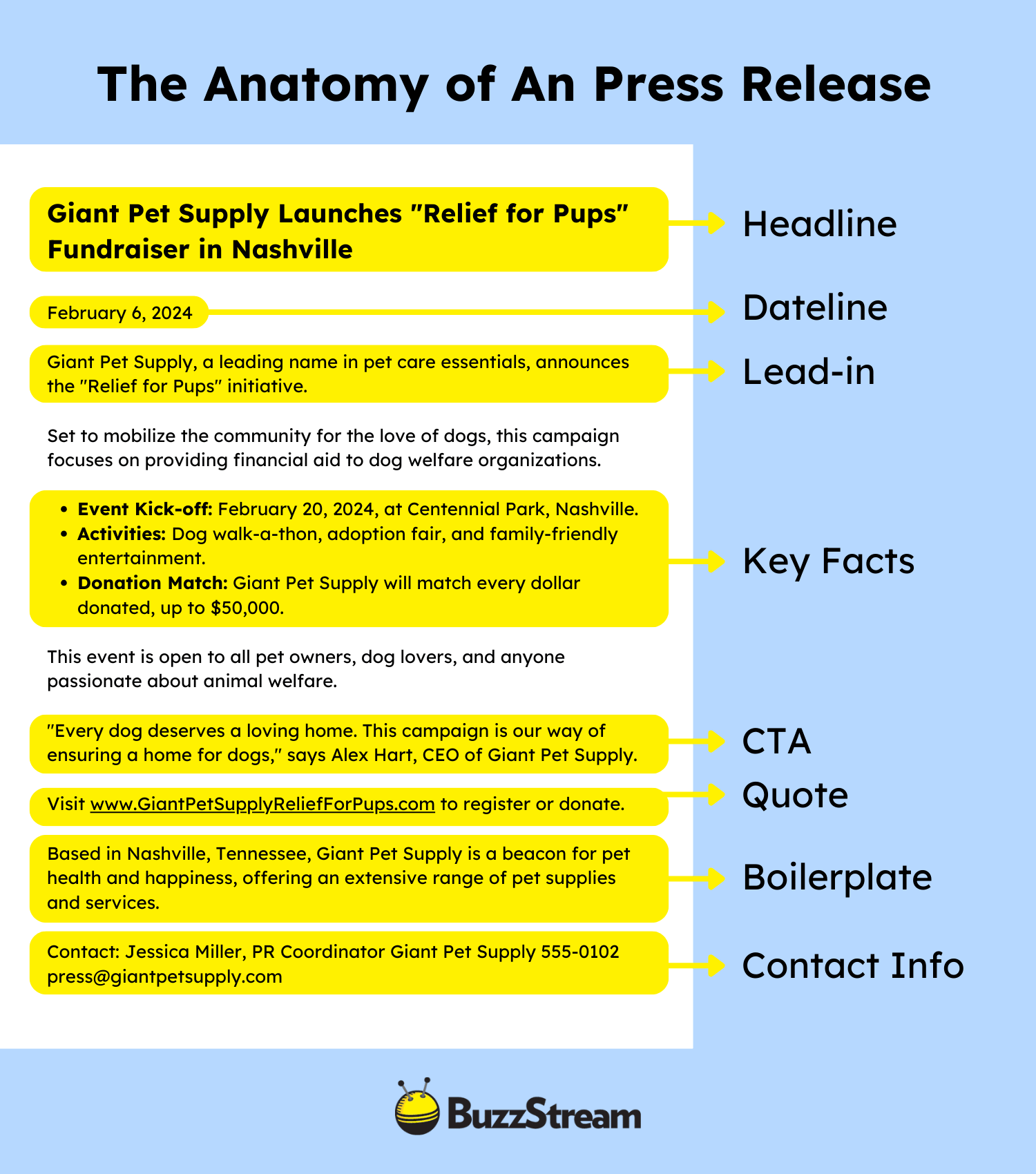 Anatomy Of A Press Release